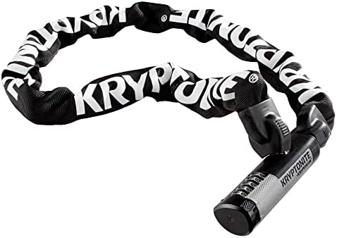Kryptonite Kryptolok 912 9.5mm Combo Chain Bicycle Lock , Black