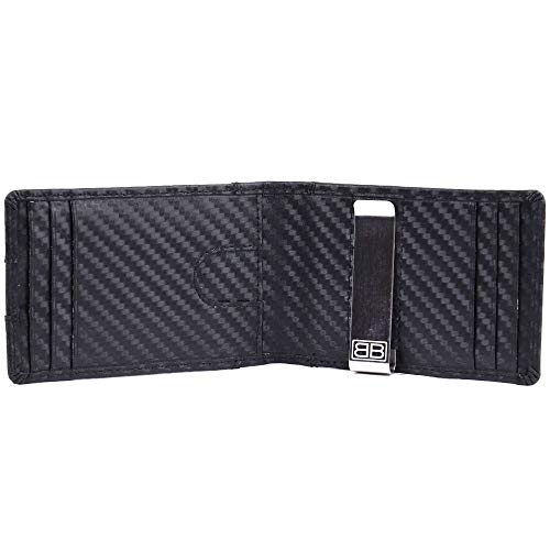 Image of Brooklyn Bridge Bifold Credit Card Holder for Men - Sleek Front Pocket Design with RFID Blocking Technology