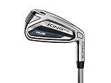 Cobra Golf 2019 F9 Speedback One Length Iron Set, Chrome/Black/Blue, Right Hand, Regular, 5-GW, Steel