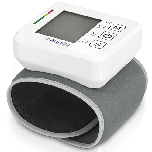Wrist Blood Pressure Monitor with Arrhythmia Detection Fully Automatic Blood Pressure & Pulse Measurement Colour-Coded Risk Indicator