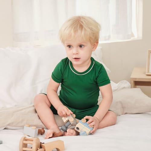 Image of pureborn Baby Pajamas Set Toddler Snug Fit Cotton Sleepwear 2pcs 12M-7Y