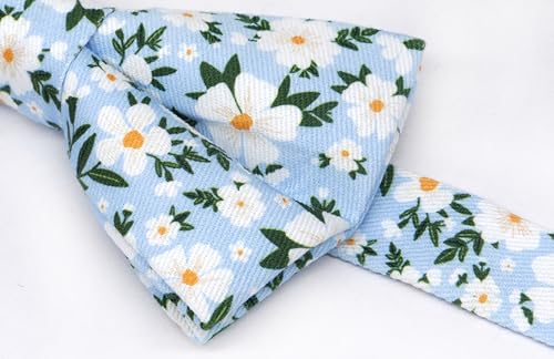 Image of Colorful Fun Pattern Pre-Tied Bow Tie Mens Floral Space Adjustable Bowtie