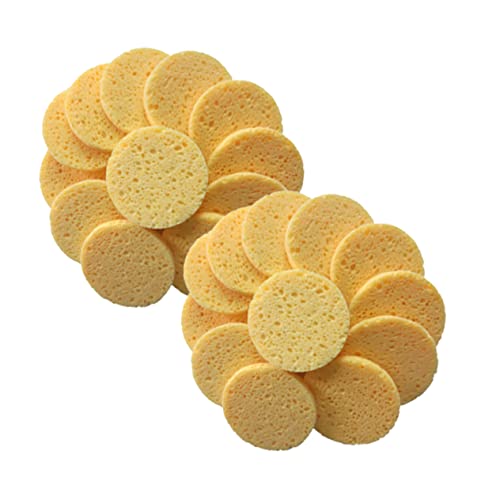 OSOLADY 20Pcs Skin Friendly Makeup Remover Pads Round Face Cleansing Sponges for Gentle Makeup Removal Safe for All Skin Types for Daily Use