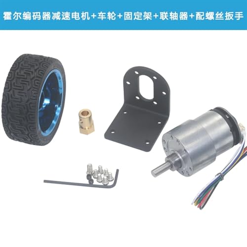 Moteur electrique 12v avec encodeur cc pour domotique et robot - 4
