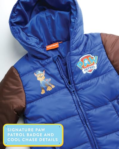 nickelodeon boys paw patrol snowsuit - 2 piece ski jacket snow bib ski pants overalls toddlerboys 2t-7