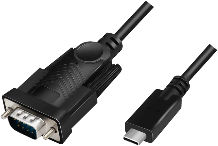 Logilink AU0051A USB 2.0 (Type-C) to Serial (RS232) Adapter Cable for Windows (up to and Including Win11) Length 1.2m