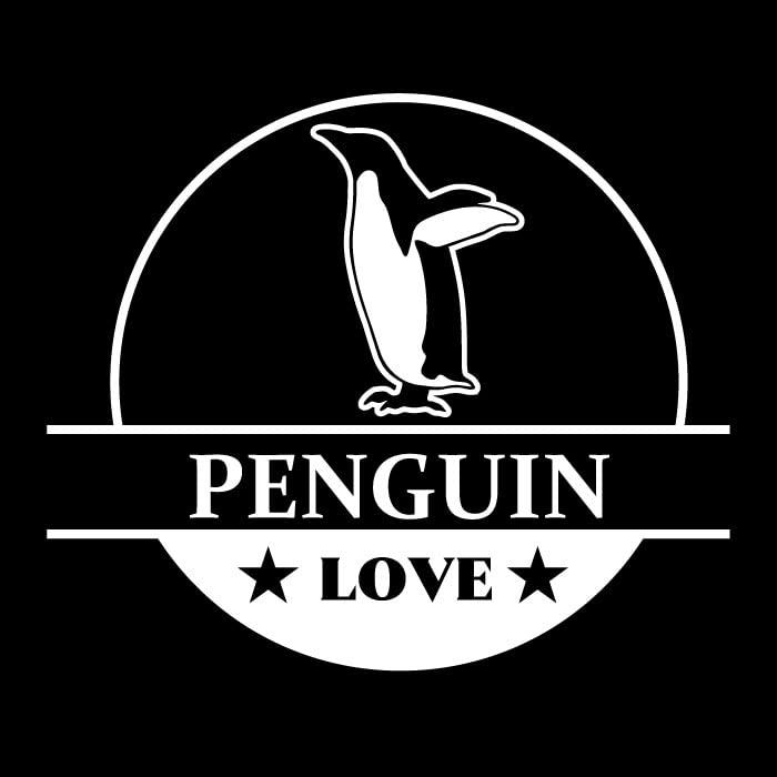 Amazon.co.jp: ペンギン ぺんぎん ステッカー シール 丸形 円形 LOVE