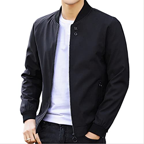 Spring Men's Bomber Zipper Jackets Male Hip Hop Pilot Coats Slim Fit Outwear Windbreaker2