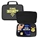 Tickle & Main Ring Bearer Proposal Gift Set - Youth S/M, Ages 4 & Up, Black Polyester - Includes Storybook, Leather Badge & Security Briefcase - Kids Ring Bearer Gifts