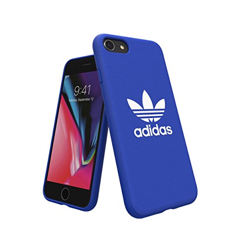 アディダスオリジナルス iPhone SE ケース (第2世代 ) iPhone 6/6S/7/8 アディカラーシリーズ TPUケース ブルー [adicolor Snap Case iPhone 6 / 6S / 7 / 8 / SE2 blue]