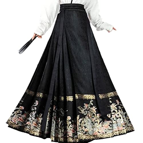 Jupe hanfu face de cheval style chinois moderne taille S