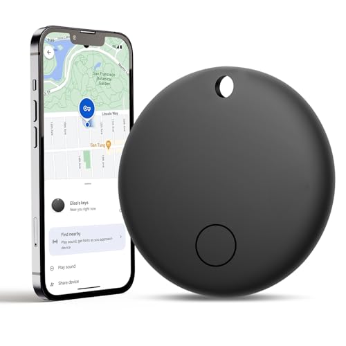 Smart Tag - Localisateur de clés Android compatible avec Google Find My Device (Android uniquement) - Tracker Bluetooth pour clés, valises, sacs à dos
