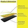 BFXM 4 PCS Student Driver Magnet for Car, New Driver Magnet for Car, Please Be Patient Funny Magnetic Student Driver,Reusable Movable Reflective Safety Warning Bumper Magnets #2