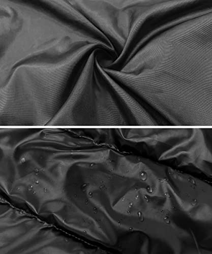 C2M Boys Girls Metallic Heavy-Weight Puffer Vest Windproof Padded Sleeveless Gilet Black 5T #TOP3