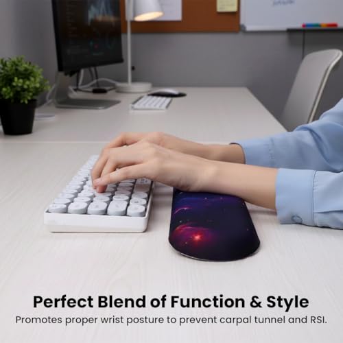 Image of Ergonomic Gel Mouse Pad, Keyboard Wrist Support, Coaster & Desk Mat Set Silicone Gel Comfort, Non-Slip Base, Pain Relief Comfortable for Typing, Gaming, Office Desk Accessories