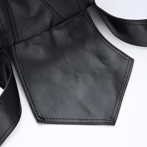 Image of Unisex Black Bucket Hat Waterproof Rain Hat Reversible Shiny Rave Bucket Hat for Concert Festival