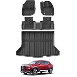 LUCKEASY ホンダ WR-V WRV 専用 3Dフロアマット+ラゲッジマット カーマット 立体タイプ (WR-V DG5型 2024年3月～現行) 3D立体マット トランクマット ラゲッジトレイ TPE素材 立体構造 防水 耐汚れ カスタムパーツ 取付簡単 車種専用設計 保護パーツ アクセサリー ガソリン 4Pセット（X・Z・Z+,R6.3-現行)
