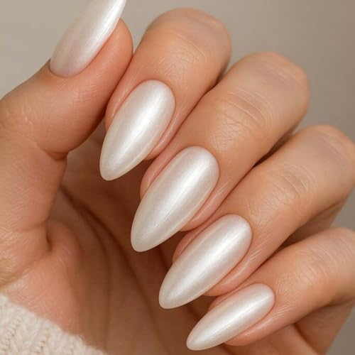 Image of Nail Polish for Women, Nail Paint - Metallic Finish | Long-Lasting, High-Shine Finish, Chip-Resistant & Quick-Drying Formula | Vegan & 12 Chemical Free Nail Paint For Women Professional-Quality Manicure 5ml (Pearl White)