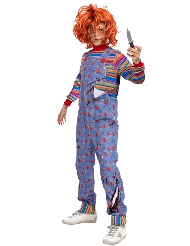 Spooktacular Creations Halloween Killer Costume for Child, Kids Play Blue