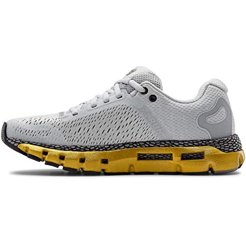 Under Armour HOVR Infinite 2, Zapatillas para Correr de Carretera para Mujer, Halo Gris/Metálico Oro Luster/Slate Púrpura (105), 40 EU