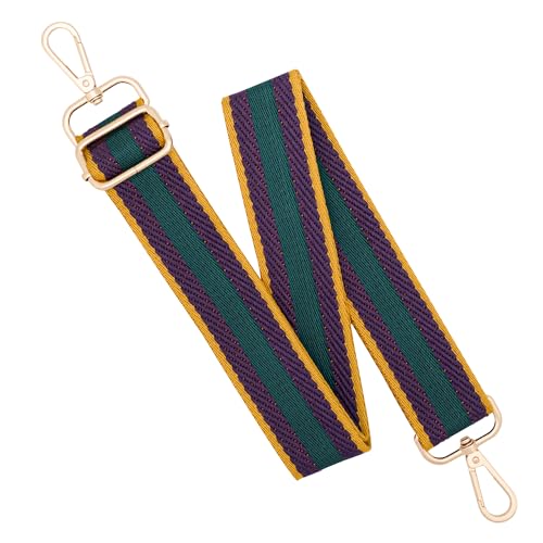 Image of chushui Woven Stripe Purse Straps,Replacement Crossbody Wide Shoulder Adjustable Strap for Bag Handbags