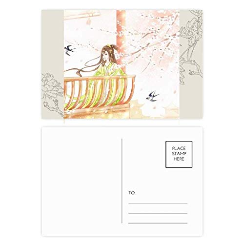 Carte postale Xinghua Swallow style chinois pour écrire vos remerciements sans bavure 20pcs