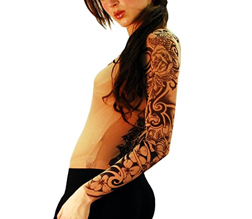 Wild Rose Ladies Flamenco Pure Faith Tattoo Mesh Shirt, Tan, X-Large #TOP2