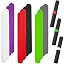 Red, Green, White, Purple, Black, Gray