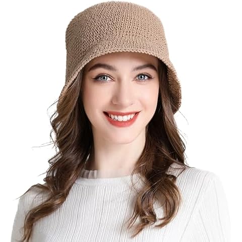 ZLYC Women's Handmade Cotton Winter Bucket Hat Cover