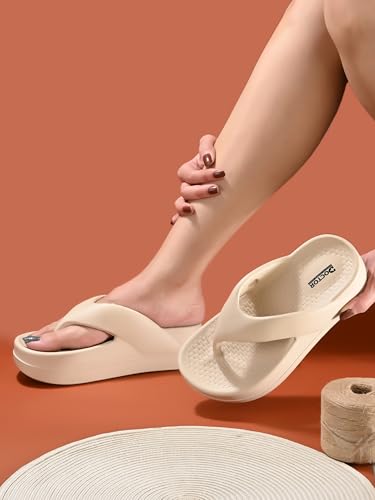 Image of DOCTOR HEALTH SUPER SOFT Women's Flip-Flops Slippers | Flip-Flops | Women's & Girl's Slippers | Comfortable & Lightweight | Soft Foot Massager | All Day Wear Flip-Flops Slipper