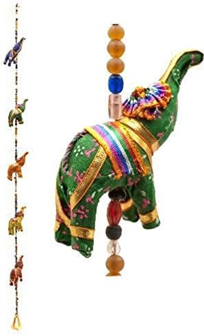 Indian Traditional Five Elephant Hanging Layer Door Hanging, Wall Hanging, Decorative Hanging