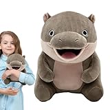 Matériau de haute qualité : Hippo Plush est le compagnon câlin idéal avec ses matériaux de haute qualité, son toucher délicat et sa construction solide. Fabriqué à partir d'un tissu doux et doux pour la peau, il offre une élasticité forte mais modérée, garantissant un plaisir durable