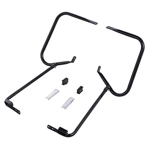 Rear Saddlebag Guard Kit fits for 1997-2008 Harley Davidson Touring models,Gloss Black