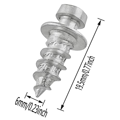 Image of 40PCS Concealed Quick Assembly Cabinet Closet Fastener Double Head Screw Hanger Picture Hanging Nails Small Head Picture Decorative Nail Hook for Drywall, Silver
