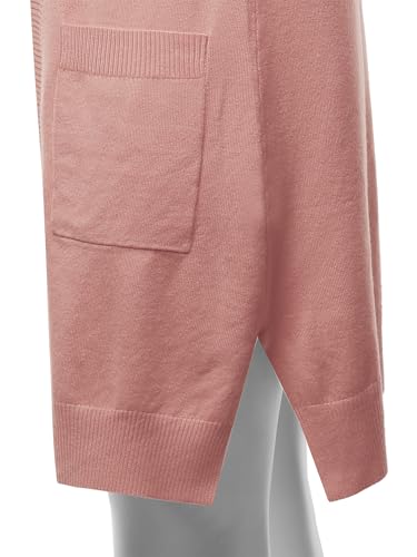 Image of STARJJ Womens Soft Stetchy Knit Longline Open Front Sweater Cardigan with Pockets (S-3X)