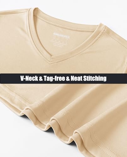 Image of MAGCOMSEN Sun Shirts for Women Long Sleeve SPF Shirt V-Neck UPF 50+ UV Prontection Quick Dry Top for Workout Hiking Swim