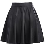Womens Skater Skirt A Line Flared Skirt Reg Skater Skirts USA Black Size L KK519