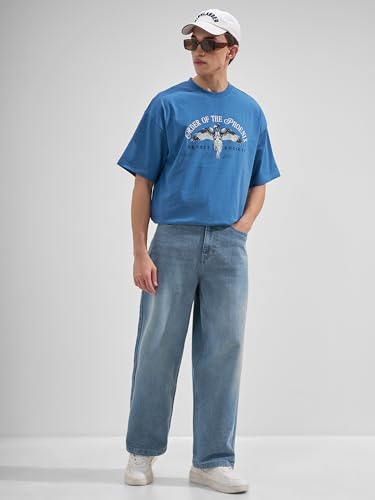 Image of Highlander Men Men's Straight Relaxed Fit Jeans | Stretchable | Everyday Comfort & Style| Jeans for Man|Premium Cotton Blend