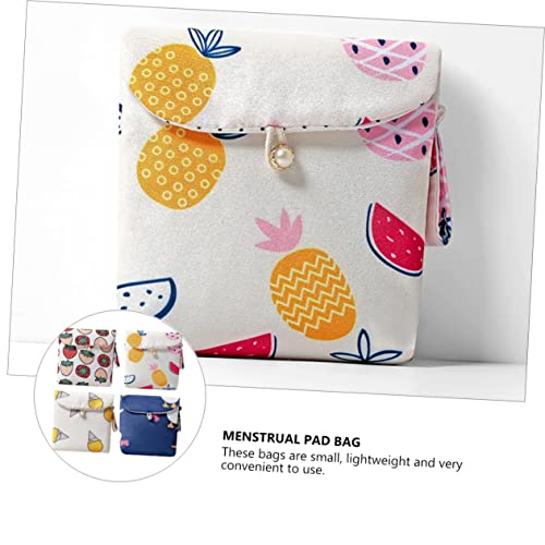 Alipis 1 Conjunto 4 Pçs Pacote De Guardanapos Higiênicos Bolsa De Fraldas Bolsa De Crianças Bolsa De