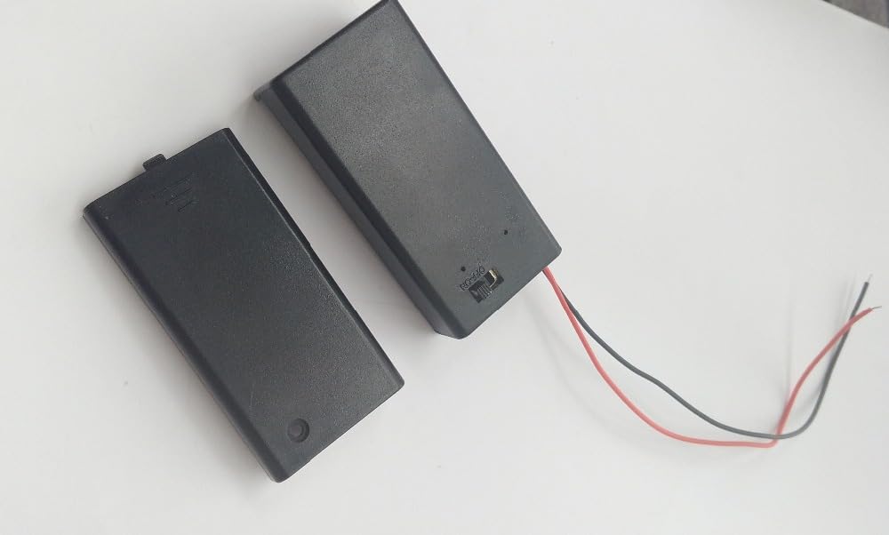 Wiring Connecting Terminals - 10PC ON/Off Battery Box Holder with Switch Cables Leads for 9 Volt 6F22 Batteries