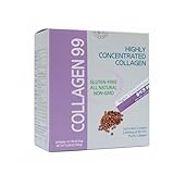 COLLAGEN 99 Highly Concentrated Collagen 99% 30 Packs of Food for Beauty. Gluten Free. Circulatory System and Digestive Health, Joints, Flexibility, Hair, Nails and Skin. Made in Korea.