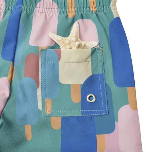 Image of American Trends Boys Swim Trunks Toddler Swim Shorts Bathing Suit Kids Swimsuit Youth Swimwear