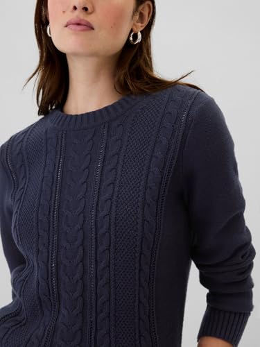 Image of Gap Women's Cable Crewneck Sweater