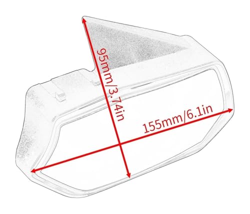 Espejos para Yamaha Xmax 300 2023 convexos con visión gran angular y rótula ajustable 3