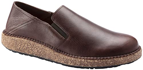 Birkenstock Men's Callan Slip On Shoe, Vintage Wood Roast Leather, Size 43 EU (10-10.5 M US Men)