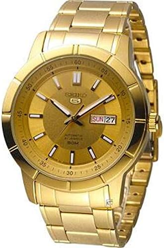 Miniatura 3 de Seiko Seiko 5 reloj automático de oro para hombre SNKN62