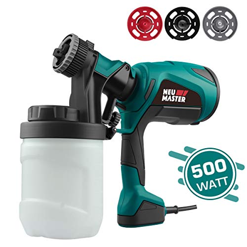 Paint Sprayer, NEU MASTER NSG0070 Electric Spray Gun, HVLP Paint Gun with 3