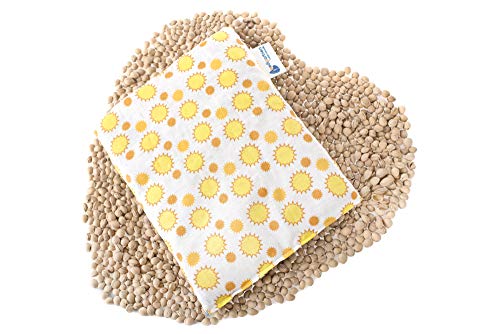 Kersenpitkussen, korrelkussen, groot warmtekussen, 500 g, rechthoekig, 20 x 25 cm, ecologisch, natuur, 100% katoen, Medi… - Image 4