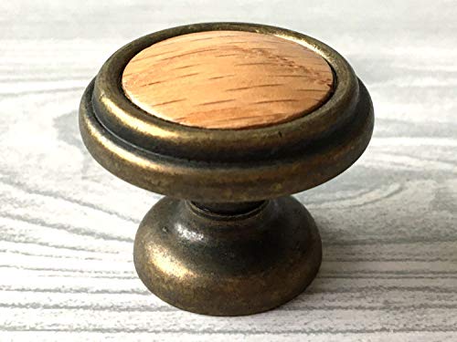 Poignée bouton en bois rétro pour sublimer une commode de chambre - 3