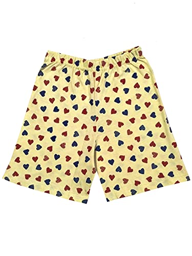 Image of indi weaves Girls Cotton Printed Shorts (Pack of 4)